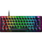 Razer Huntsman V3 Pro Mini (Analog Anahtarlar) - %60 Optik Oyuncu Klavyesi (Hızlı Çıkarılan, 0,1-4 mm Ayarlanabilir Analog Anahtarlar, Pbt Doubleshot Tuşları) Azerty Klavye, Siyah Fr Düzeni