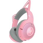 Razer Kraken Kitty V2 BT Kuvars Pembe Kitty Kulaklı Kablosuz Bluetooth RGB Oyuncu Kulaklık