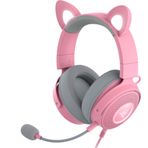 Razer Kraken Kitty V2 Pro - Değiştirilebilir Kulaklı Kablolu RGB Kulaklık (Değiştirilebilir, Akış Reaktif Aydınlatma, TriForce 50mm Sürücüler, HyperClear Mikrofon) Pembesi