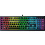 Razer Ornata V3 - Chroma Rgb'li Düz Meka-Membran Klavye (Düz Tuşlar, Meka-Membran Anahtarlar, Manyetik Yumuşak Dokunuşlu Bilek Desteği) Bt Düzeni | Siyah