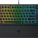 Razer Ornata V3 Tenkeyless - Kompakt Düşük Profil Oyun Klavyesi (Meka-Membran Anahtarlar, Özel Medya Tuşları, Manyetik Yumuşak Dokunuşlu Bilek Desteği) TR Düzeni | Siyah