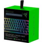 Razer Pbt Tuş Kapağı Yükseltme Seti Sarmal Kablolu - Arka Işık Uyumlu (Parlamaya Dayanıklı Malzeme, Ultra Ince Yazı Tipi ile Çift Katlı Kalıplama, Sarmal Kablo) Abd Düzeni | Siyah - steelseries - Altın