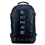 Razer Rogue V3 Sırt Çantası (17,3") - Kompakt seyahat çantası (15 inç'e kadar dizüstü bilgisayar bölmesi, aşınmaya dayanıklı, polyester dış kılıf) siyah/krom