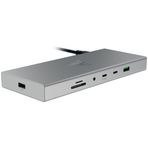 Razer USB 4 Dock - Oyun ve Üretkenlik için 14 Bağlantı Noktalı Yüksek Hızlı Dock - Çift Ekran Desteği, Cihaz Şarjı (3x USB-C, 5x USB-A, HDMI, DisplayPort, Gigabit Ethernet) Beyaz