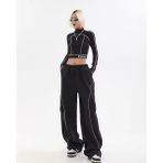 RBG Store Paraşüt Eşofman Sweatpants Bol Joggers Xl - 001-Siyah