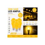 RBR Dekoratif Sarı LED Ampul 10W E27 Duy Bahçe Parti Kafe Restoran Ortam Aydınlatması