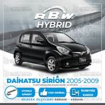 RBW Daihatsu Sirion 2005-2009 Ön Hybrid Silecek Takımı
