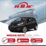 RBW Nissan Note 2006-2014 Ön Muz Silecek Takımı