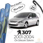 RBW Peugeot 307 2001-2004 Ön Hybrid Silecek Takımı