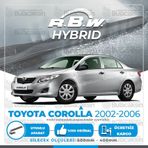 RBW Toyota Corolla Sedan 2002-2006 Ön Hybrid Silecek Takımı
