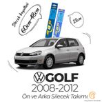 RBW Volkswagen Golf 6 2008-2012 Ön ve Arka Silecek Seti