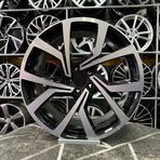 RC 16 inç 5x100 Superstar Polo Taigo İbiza Fabia Uyumlu Siyah Elmas Kesim Jant Modeli (4 Adet)