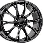 RC 18 Inç 5X112 A3 A4 Golf Jetta Octavia Passat Caddy Uyumlu Siyah Jant Modeli (4 Adet)