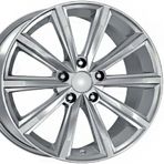 RC 18 inç 5x112 Superb Octavia Golf Jetta Passat Uyumlu Gümüş Jant Modeli (4 Adet)