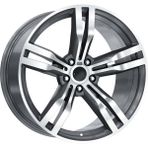 RC 19 Inç 5X112 G20 G30 Style 648 Ön Arka Uyumlu Gun Metal Elmas Kesim Jant Modeli (4 Adet)
