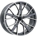 RC 20 Inç 5X112 A5 A6 Uyumlu Gun Metal Elmas Kesim Jant Modeli (4 Adet)