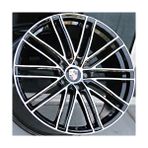 RC 21 Inç 5X130 Porsche Cayenne Taycan Uyumlu Siyah Elmas Kesim Jant Modeli Porsche (4 Adet)
