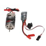 RC Araç Fırçalı Motor ESC Seti, 30a JST Fiş 390 Fırçalı Motor ESC Elektrik Hız Kontrolörü 1/16 1/18 RC Araba