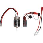 Rc Fırçalı Motor Esc Seti 28T 390 Fırçalı Motor ile 30A Fırçalanmış Esc Jst Dişi 4.0 mm Dişi Adaptör Kablosu Için 1/16 1/18 Rc Araba Tekne (Yurt Dışından)