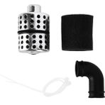Rc Hava Filtresi Iyi Performans Kolayca Takılır Hızı Artırır 1/8 Nitro Güç Motoru Için Alüminyum Kapaklı Hava Filtresi (Yurt Dışından)