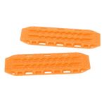 RC Kum Merdiveni, Ağır Hizmet RC Kurtarma Rampaları Plakası, SCX24 Için 1 Çift Plastik (ORANGE)