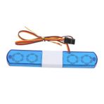 RC LED Polis Işığı, Simülasyon Tasarımı 4 Mod 1/8 1/10 RC Otomobilleri Için, 1/8 1/10 RC Otomobil Için Uygun LED Ve Plastik Malzemelerden yapılmış, Gerçek Araba lambalarını
