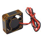 RC Motor Soğutma Fanı, 31x31mm 23000RPM Alüminyum Plastik RC Araba ESC Soğutucu Fan AXIAL Için Için HSP Için Redcat Için HPI DC 5‑9V Için (GOLD)