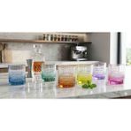 Rcr 6'lı Brillante Viski / Kokteyl Meşrubat Bardağı Renkli - 340 ml