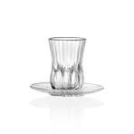 RCR Adagio Yüksek Kalite Cam 6'lı Çay Bardak Seti 140 ml