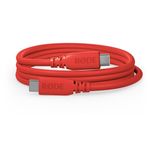 RØDE SC27 SuperSpeed USB-C - USB-C kablosu, 5 Gbps'ye kadar hızlı veri aktarımı ve 60 W güç kaynağı (2 m, kırmızı)