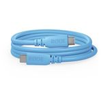 RØDE SC27 SuperSpeed USB-C - USB-C kablosu, 5 Gbps'ye kadar hızlı veri aktarımı ve 60 W güç kaynağı (2 m, mavi)