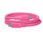 RØDE SC27 SuperSpeed USB-C - USB-C kablosu, 5 Gbps'ye kadar hızlı veri aktarımı ve 60 W güç kaynağı (2 m, pembe)