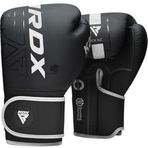 RDX Kara F6 Mat Boks Eldiveni Profesyonel Sparring ve Antrenman Eldiveni