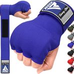 RDX Training Boxen iç eldiven Hand sargı MMA Faustschutz Verbaende Pad L Mavi