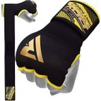 RDX Training Boxen iç eldiven Hand sargı MMA Faustschutz Verbaende Pad M Siyah