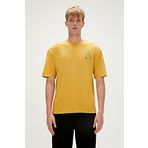 Re-Black Recycle Cider Sarı T-Shirt Baskılı Erkek Tişört