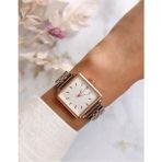 Re-Nox Vintage Metal Kadın Kol Saati Takvimli - Rose Gold - Gümüş