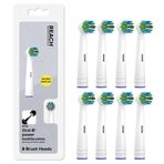 REACH EasyFlex TotalPower Yedek Diş Fırçası Başlıkları, Çoğu Oral-B Diş Fırçasıyla Uyumlu, Replace-Me Kılları, 8 Adet