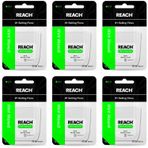 REACH Mint Mumlu Diş İpi 55 Metre (6'lı Paket)