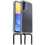 React Necklace Kılıf Samsung Galaxy A15 / A15 5g Için, Ultra Ince, Ayarlanabilir ve Çıkarılabilir Cep Telefonu Zincirine Sahip Koruyucu Kılıf, Askeri Standartlara Göre Test Edilmiştir, Şeffaf