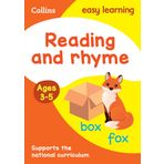 Reading and Rhyme Ages 3-5: Prepare for Preschool with easy home learning (Collins Easy Learning Preschool)
