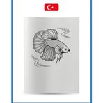 Reading with Nicky Büyük Boyama Kitabı Koleksiyon-5 Balıklar