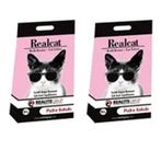 Real Cat 10 lt x 2 Adet Pudralı Topaklanan Kedi Kumu