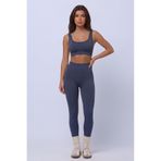 REAL DREAM Kadın Spor Büstiyer Toparlayıcı Destekli Esnek Fit Bra - Füme