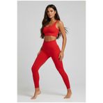 REAL DREAM Kadın Spor Büstiyer Toparlayıcı Destekli Esnek Fit Bra - Kırmızı