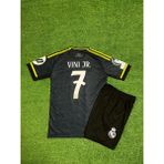 Real Madrid 2025/26 Sezonu Vini Jr Deplasman Çocuk Forması (Gri) - 8 - 9 Yaş