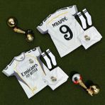 Real Madri’d Mbappe 2025/26 Sezon Beyaz Çoraplı 3’lü Set Çocuk Forması