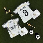 Real Madrid Mbappe Al Üst Takım 2025/26 Sezon Beyaz 2’li Set Çocuk Forması