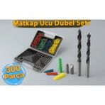 Real Özs 300 Parça Matkap Ucu ve Plastik Dübel Seti