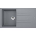 REAL P004 TROYA 86 GRANİT EVYE GRİ 86 x 50 Cm Tezgah Üstü